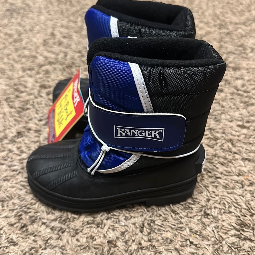 RANGER KID’S TODDLER WINTER BOOTS: BLUE/BLACK: NWT: SZ 7